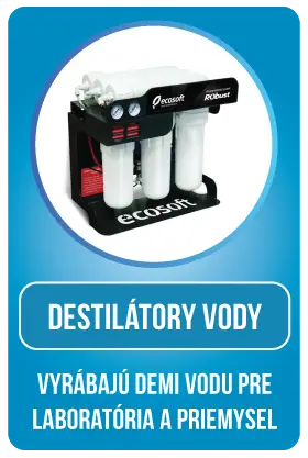 destilátory vody pre laboratóriá, autoklávy, umývačky, stomatológov