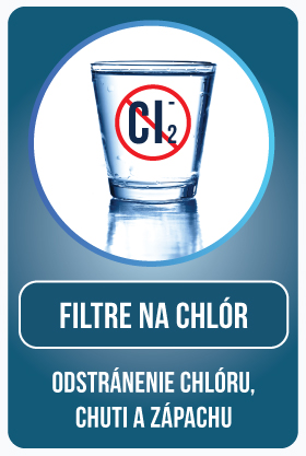 Odstránenie chlóru, chuti a zápachu a organických nečistôt